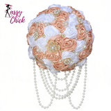 Luxury Rhinestone Wedding Bouquet Sassy Chick Logo