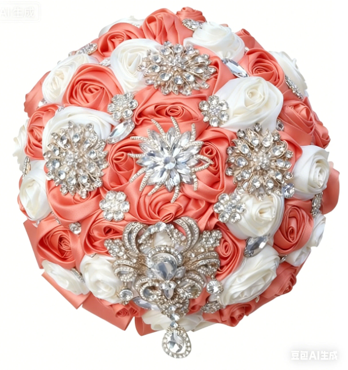 Luxury Rhinestone Wedding Bouquet