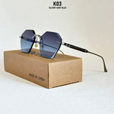 Luxury Rimless UV400 Protection Sunglasses