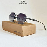 Luxury Rimless UV400 Protection Sunglasses