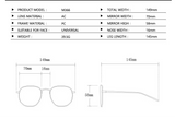 Size of Luxury Round Outdoor Driving UV400 Sunglasses