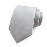 Luxury Sliver Color 8CM Business Wedding Ties