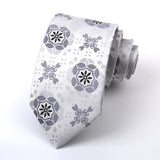 Luxury Sliver Color 8CM Business Wedding Ties