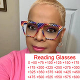 Luxury Square Flat Top Ultralight Rainbow Frame Eyewear