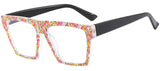 Luxury Square Flat Top Ultralight Rainbow Frame Eyewear