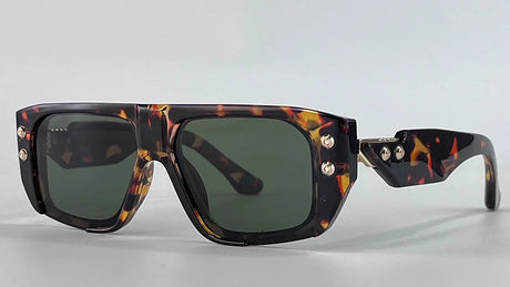 Leopard Luxury Square Polarized UV400 Driving Sunglasses