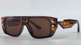 Brown Luxury Square Polarized UV400 Driving Sunglasses
