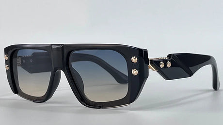 Black Luxury Square Polarized UV400 Driving Sunglasses