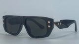 Black Luxury Square Polarized UV400 Driving Sunglasses