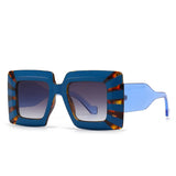 blue stripe sunglasses