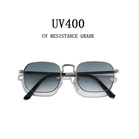 Luxury Trendy  Metal Square Sunglasses