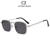 Luxury Trendy  Metal Square Sunglasses