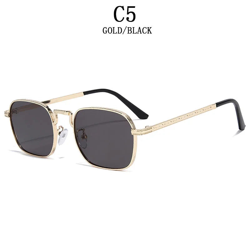 Luxury Trendy  Metal Square Sunglasses