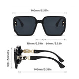 Size of Luxury UV400 Elegant Women's Sunglasses
