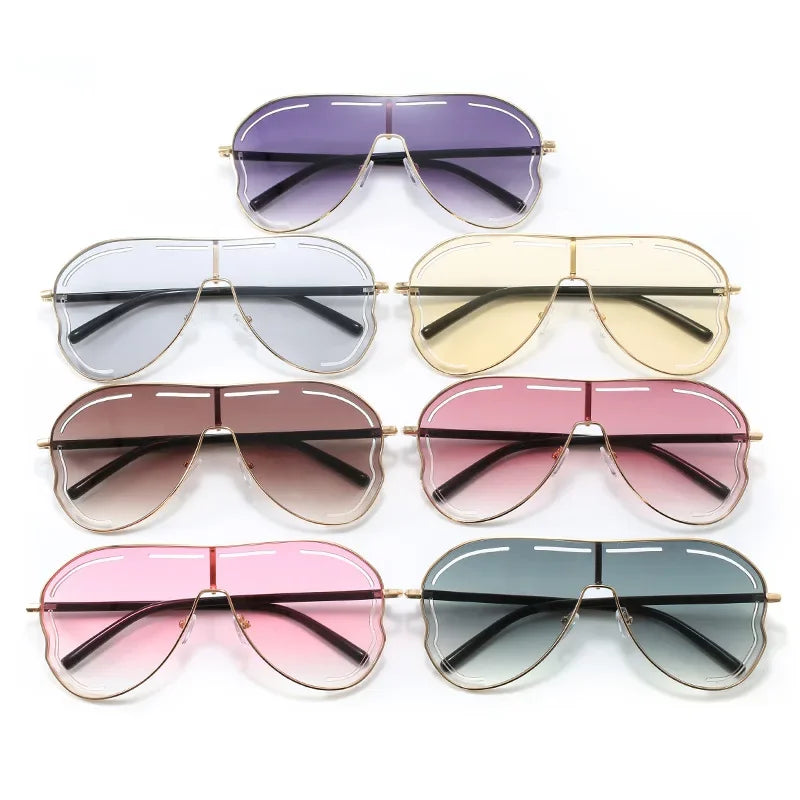 Luxury  Vintage Hollow Pilot Sunglasses Collection