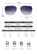 Details of Luxury Vintage Square Men Sunglasses
