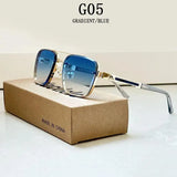 Luxury Vintage Square Men Sunglasses