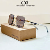Luxury Vintage Square Men Sunglasses