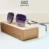 Luxury Vintage Square Men Sunglasses
