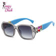 Luxury Women Rhinestones Decoration Sunglasses Sassy Chick Logo