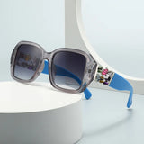 Luxury Women Rhinestones Decoration Sunglasses