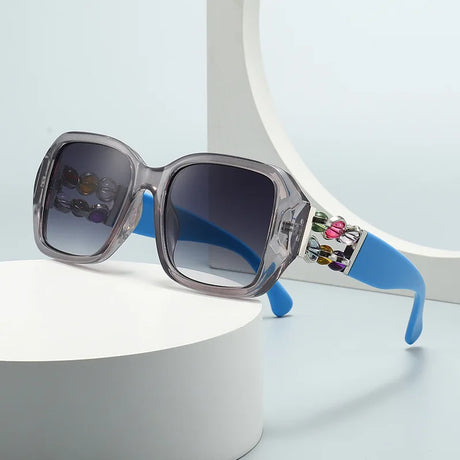 Luxury Women Rhinestones Decoration Sunglasses
