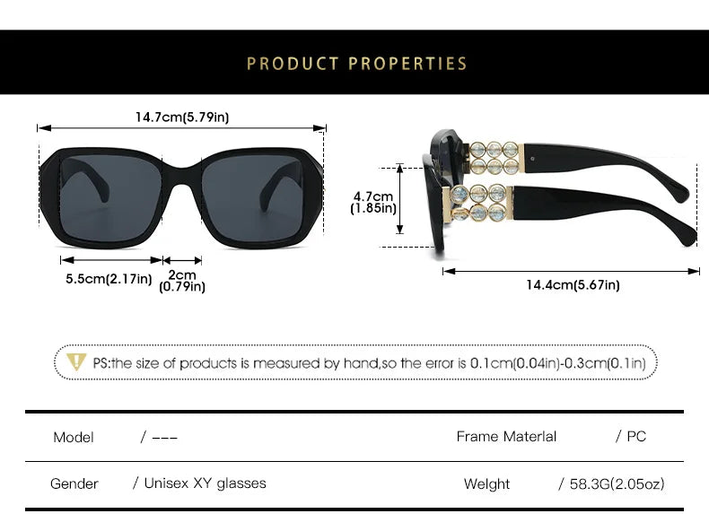 Details of Luxury Women Rhinestones Decoration Sunglasses