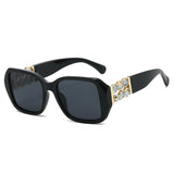 Luxury Women Rhinestones Decoration Sunglasses