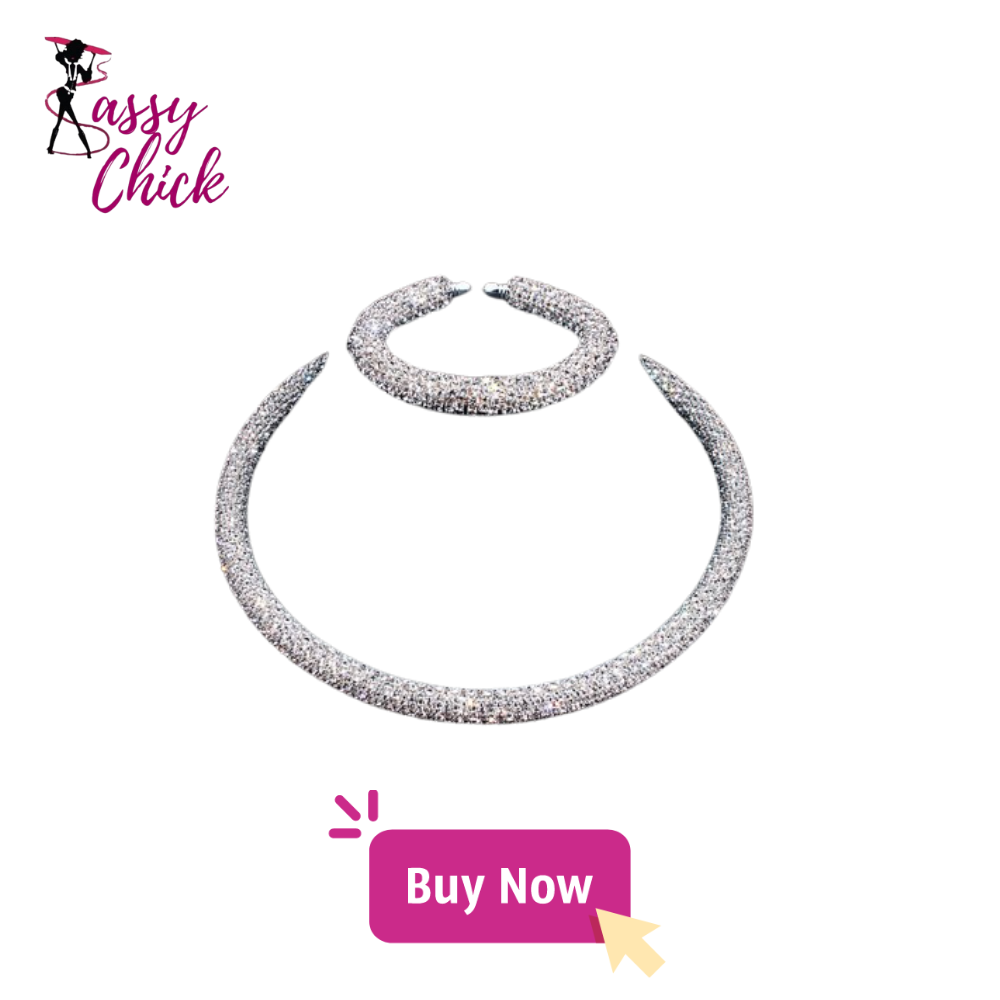 Maxi Crystal Collar Necklace