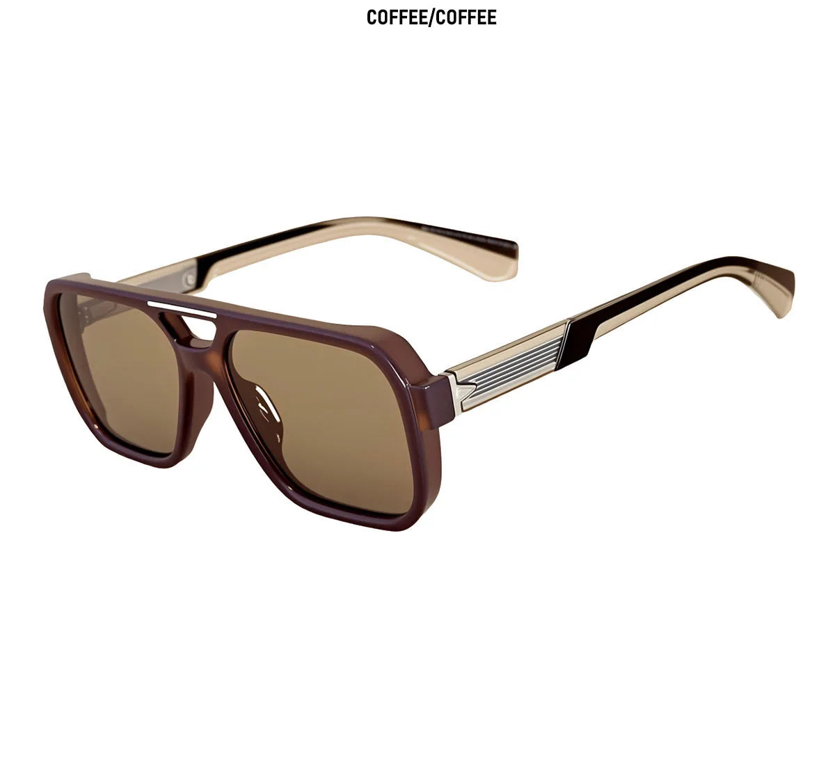 Men Retro Square UV400 Protection Sunglasses