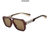 Men Retro Square UV400 Protection Sunglasses