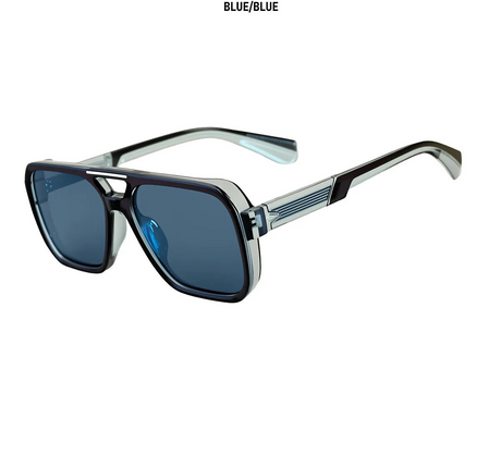 Men Retro Square UV400 Protection Sunglasses