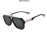 Men Retro Square UV400 Protection Sunglasses