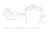 Size of Men UV400 100% Polarized Wooden Sunglasses