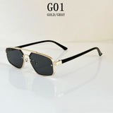 Men Vintage Steampunk Sunglasses