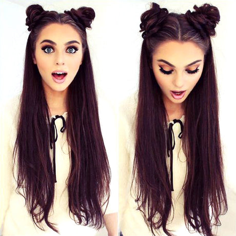 Messy Hair Clip-on Bun