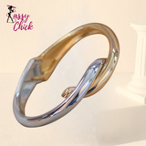 Metal Geometric Open Bracelet Sassy Chick Logo