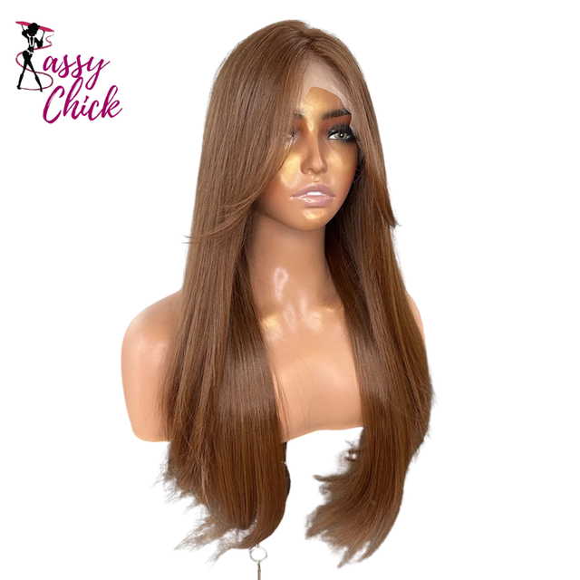 Middle Futura Heat Resistant  Synthetic Lace Front Wig Sassy Chick Logo