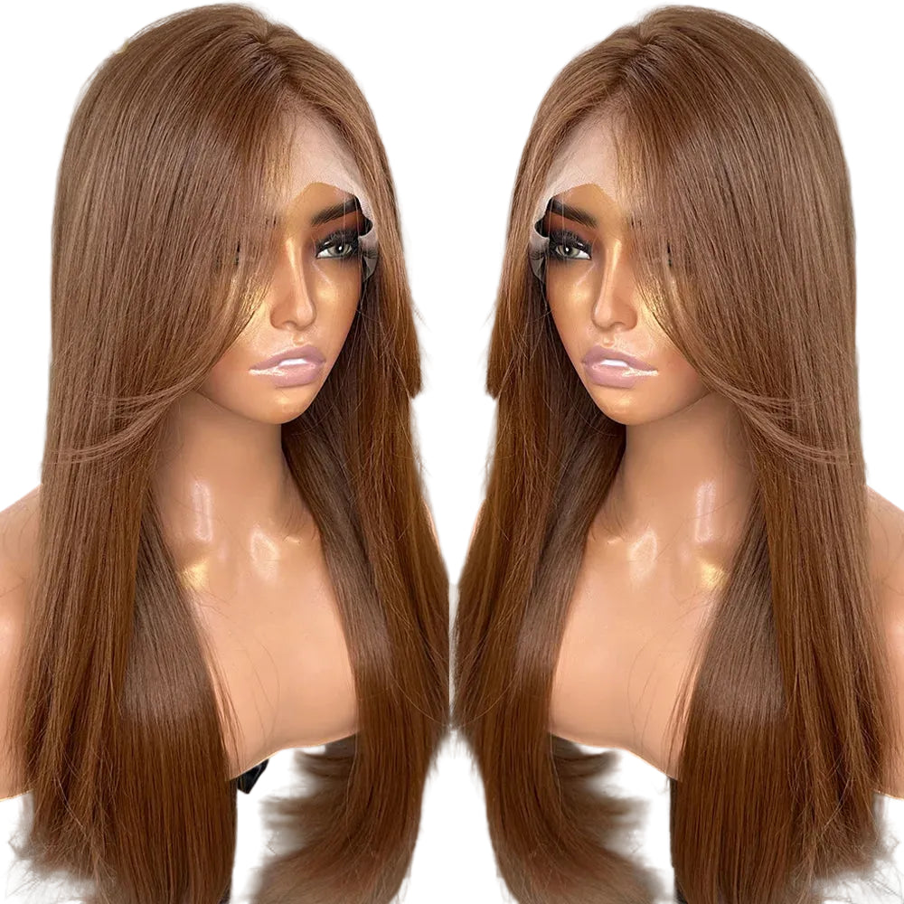 Middle Futura Heat Resistant  Synthetic Lace Front Wig