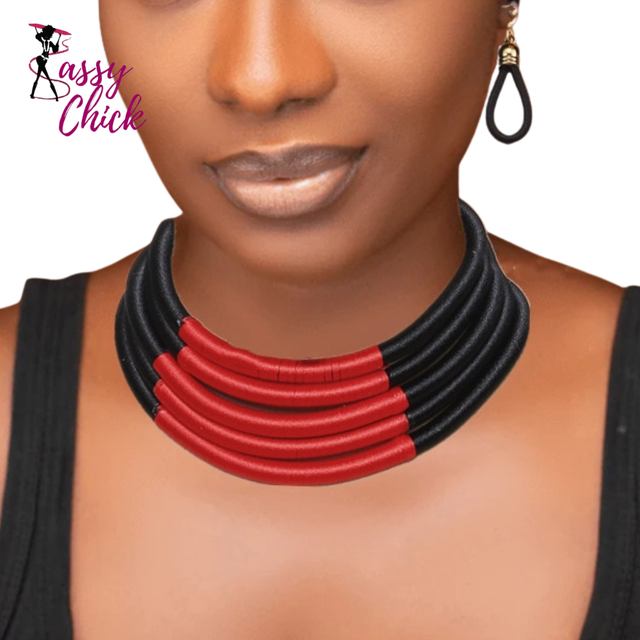 Multi-layer Woven Jewelry Set Sassy Chick Logo