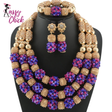 Multi Layer Beads Necklace Jewelry Set Sassy Chick Logo