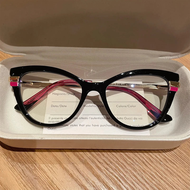 Myopia Hyperopia Cat Eye n Anti Blue Light Eyeglasses