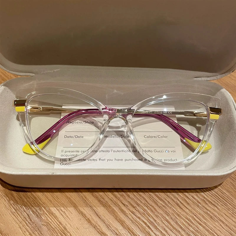 Myopia Hyperopia Cat Eye n Anti Blue Light Eyeglasses
