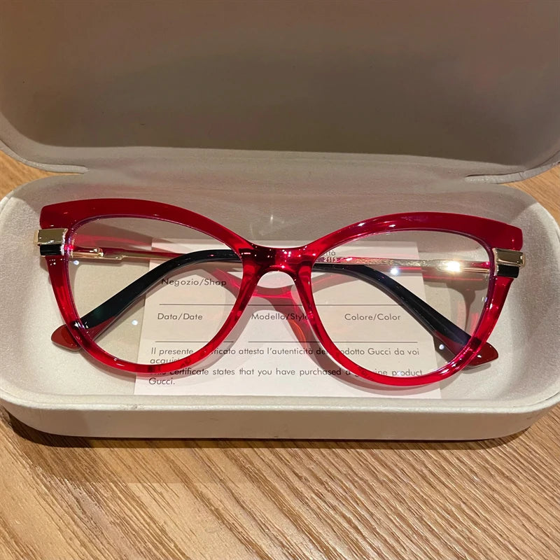 Myopia Hyperopia Cat Eye n Anti Blue Light Eyeglasses