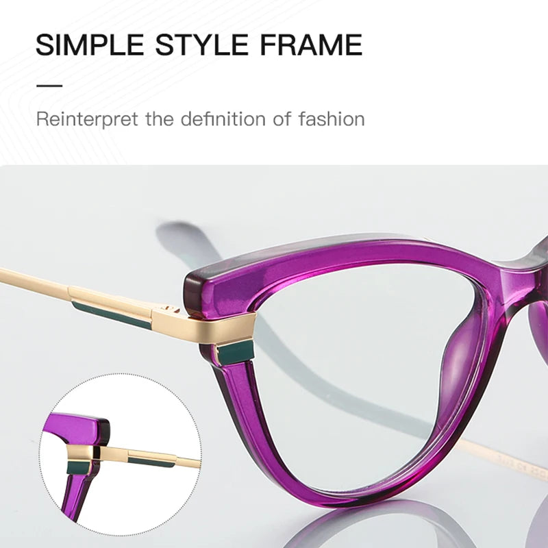 Details of Myopia Hyperopia Cat Eye n Anti Blue Light Eyeglasses