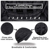 Natural 12 Inch Short Black Gradient Gold Synthetic Wigs