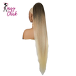 Natural Smooth Straight Synthetic Ponytails Hair Extensions Sassy Chick Logo