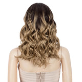 Back of Natural Wave 20 Inch Synthetic Lace Front Wigs