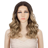Blonde Natural Wave 20 Inch Synthetic Lace Front Wigs
