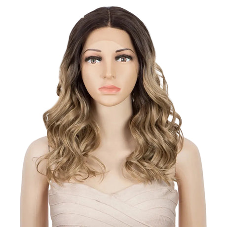 Blonde Natural Wave 20 Inch Synthetic Lace Front Wigs